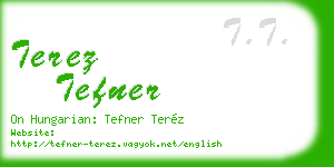 terez tefner business card