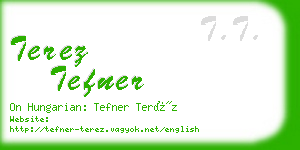 terez tefner business card